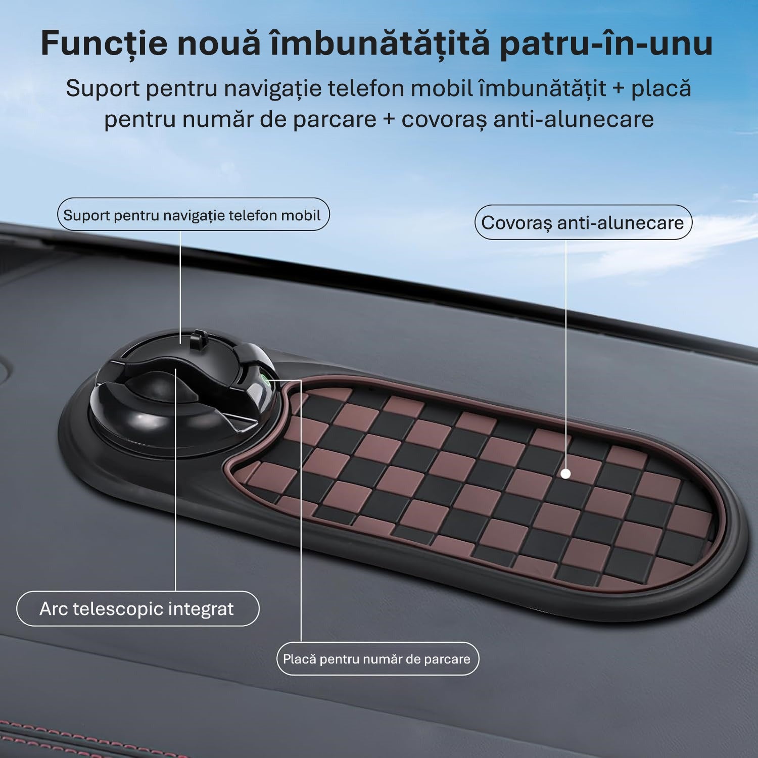 Suport Auto Multifuncțional Antiderapant