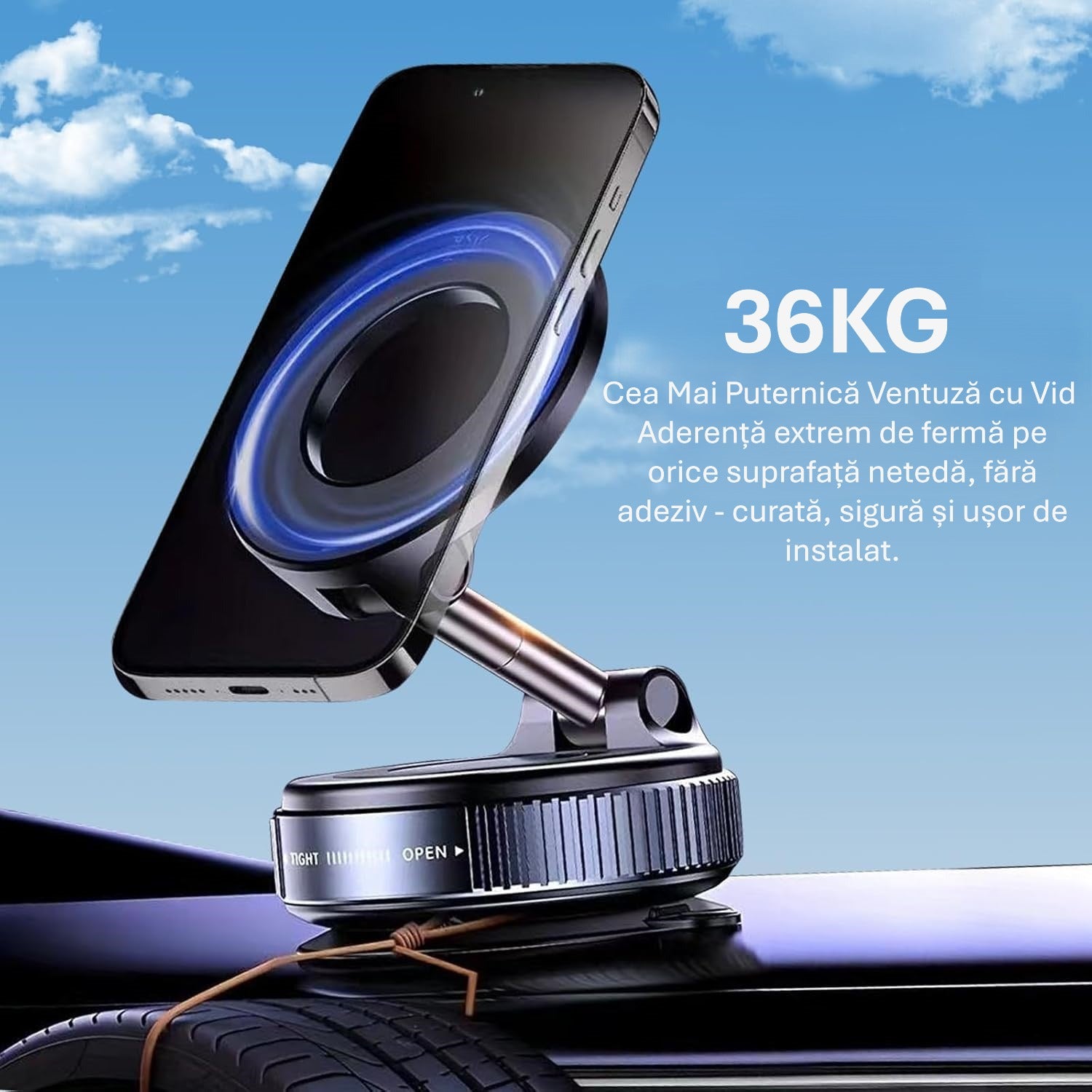 Suport Telefon Magnetic Pliabil