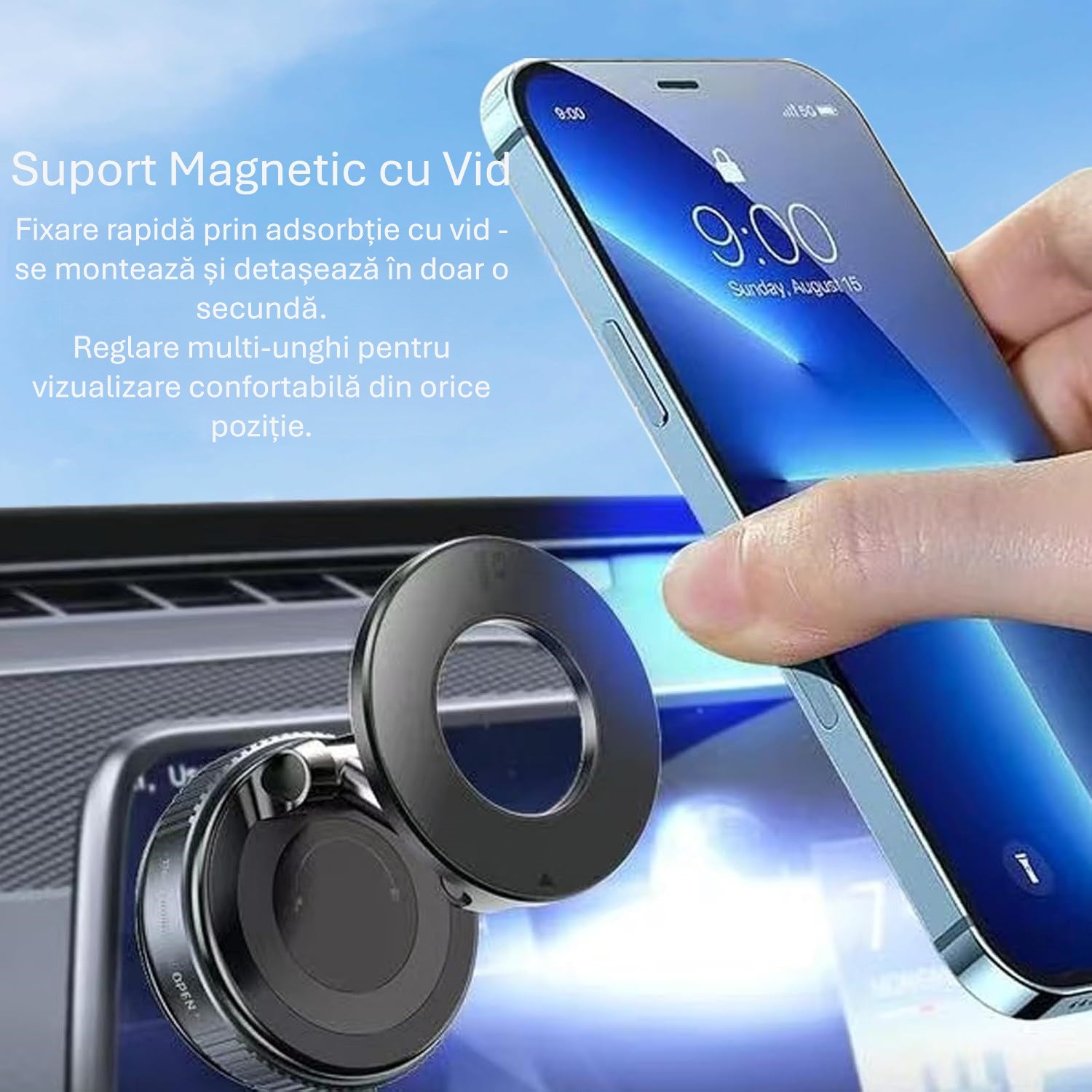 Suport Telefon Magnetic Pliabil